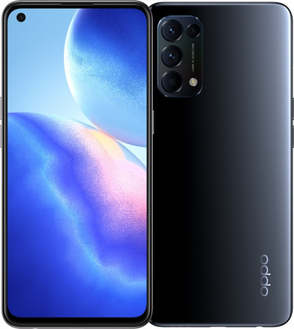 טלפון סלולרי 6.4" OPPO אופו Reno 5 128GB/8GB RAM - Starry Black