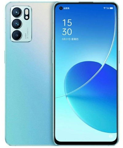 טלפון סלולרי 6.43" OPPO 5G אופו Reno 6 128GB/8GB RAM - כחול אורורה