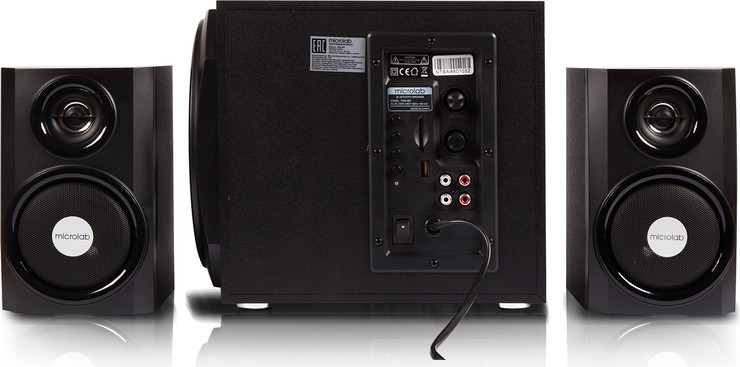מערכת רמקולים 2.1 Bluetooth עם סאב־וופר Microlab TMN-9BT שחור