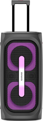 רמקול בידורית אלחוטית Aiwa X400DSP Pro Plus 300W RMS כוללת 2 מיקרופונים אלחוטיים ושלט מקצועי לשליטה מרחוק