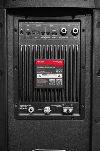 רמקול בידורית אלחוטית Aiwa X400DSP Pro Plus 300W RMS כוללת 2 מיקרופונים אלחוטיים ושלט מקצועי לשליטה מרחוק