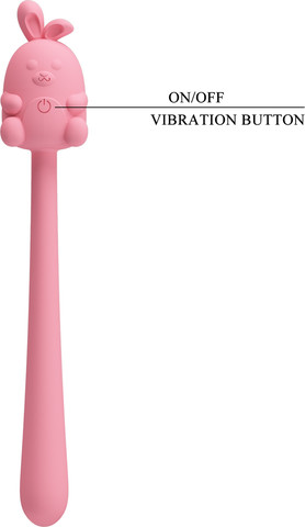 אביזר גירוי גמיש בעיצוב שפן  Cute Bunny Flirting Stick | ,ורוד