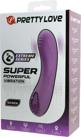 ויברטור נקודת G נטען Pretty Love DJ Dick 10 Vibration Functions ,סגול