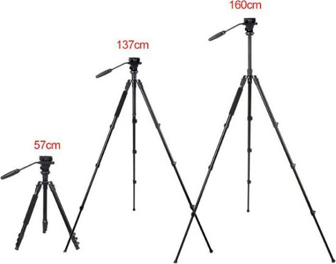 חצובה מקצועית למצלמה Triopo k2808