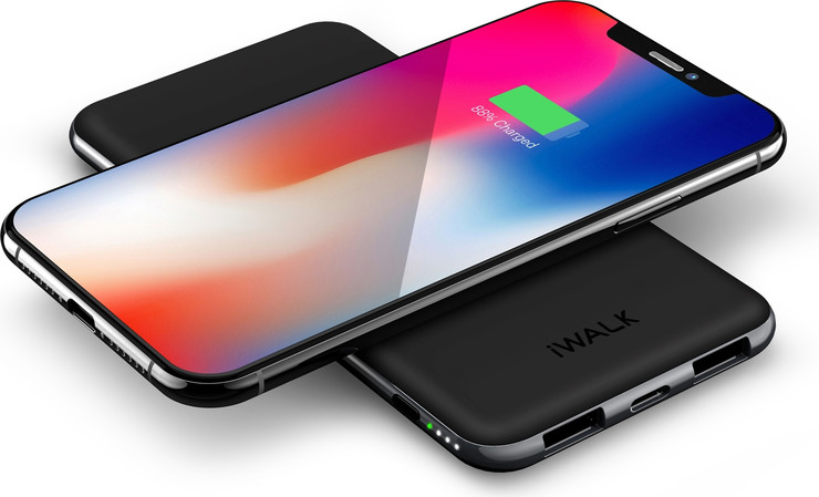 סוללה אלחוטית פולימרית ניידת 8,000 mAh