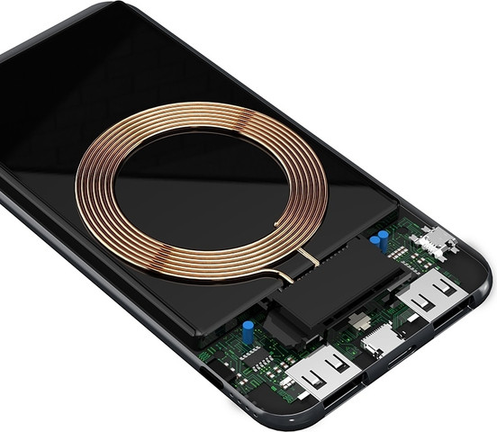 סוללה אלחוטית פולימרית ניידת 8,000 mAh