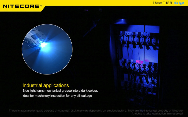 פנס כיס UV ‏נטען Nitecore נייטקור TUBE UV