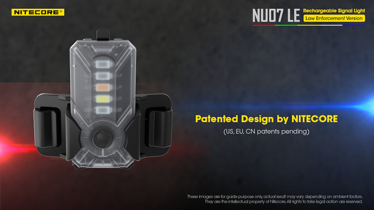 פנס גוף לביש Nitecore נייטקור NU07LE