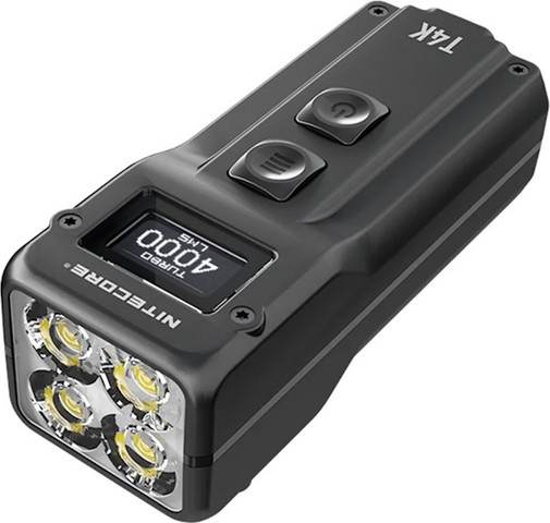 פנס כיס 4000 לומנס נטען Nitecore נייטקור T4K