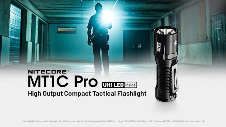 פנס ידני 1000 לומנס Nitecore נייטקור MT1C Pro