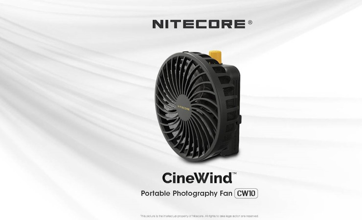 מאוורר נייד מקצועי Nitecore נייטקור CW10