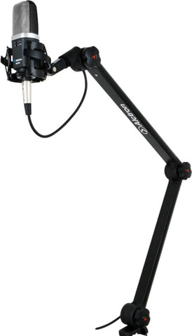 סטנד למיקרופון עם תפסן לשולחן MA614B Broadcasting Stands