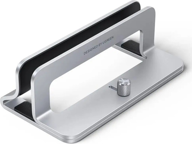 מעמד אנכי מאלומיניום לטאבלט או מחשב נייד UGREEN MacBook Holder כסף