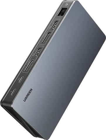 תחנת עגינה UGREEN REVODOK PRO 209 9 IN 1 100W PD שחור שחור