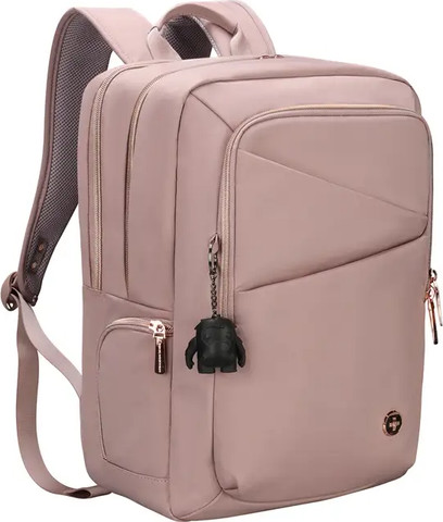 תיק גב לנשים SwissDigital Katy Rose Size L 16  צבע ורוד לוטוס