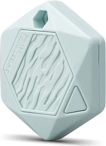 תג איתור Finder Key Ring Hexagon תואם למוצרי Apple לבן