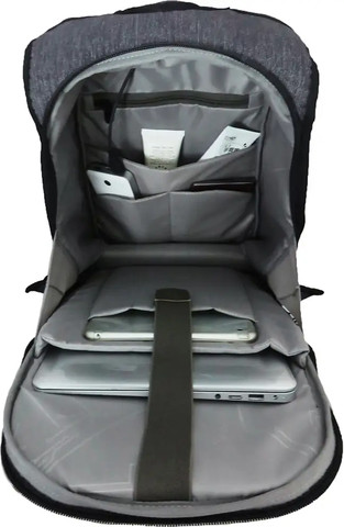 תיק גב מעוצב SWISSDIGITAL OTTICO SD-750  צבע אפור בהיר