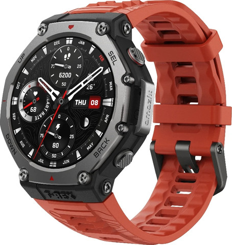 שעון חכם AMAZFIT דגם TREX 3 צבע כתום / לבה
