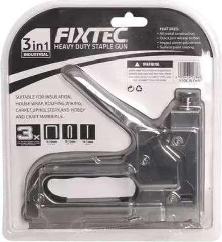 אקדח סיכות ומסמרים ידני Fixtec – 3IN1