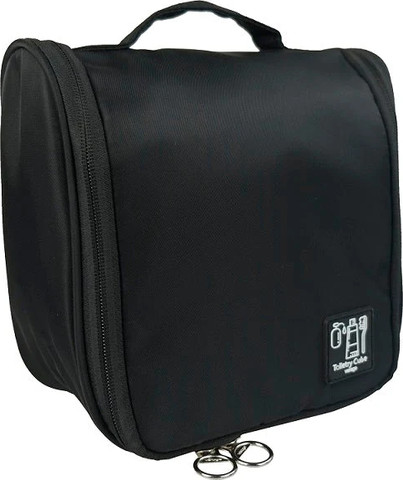 תיק כלי רחצה מתקפל עם וו תליה מבית VERAGE דגם Toiletry Cube צבע שחור
