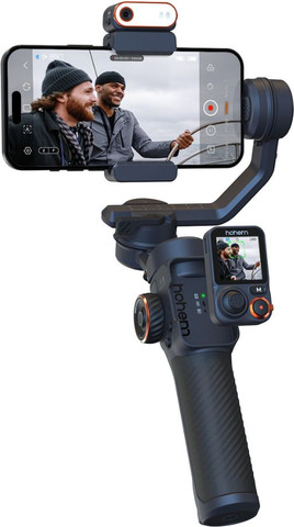 גימבל לסמארטפון Hohem iSteady M7 עם AI Tracker ושלט שחור