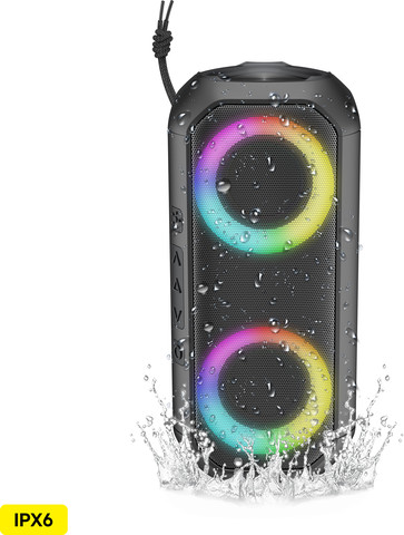 רמקול Bluetooth אלחוטי 40 W   עמיד למים IPX6‎ דגם SP08B מבית Budi