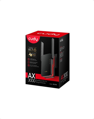 מגדיל טווח Cudy RE3000 AX3000 Dual Band Wi-Fi 6