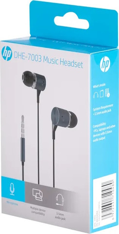 אוזניות In-Ear חוטיות HP אייץ' פי DHE-7003