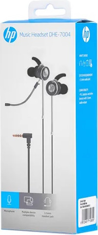 אוזניות In-Ear חוטיות ארגונומיות HP אייץ' פי Call Center DHE-7004