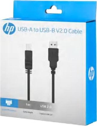 כבל מדפסת USB-B ל-USB-A 2.0 ‏HP אייץ' פי DHC-PT100 ‏2 מטר