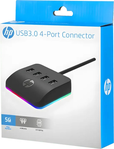 מפצל USB 3.0 ‏HP אייץ' פי DHC-CT120