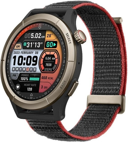 שעון חכם Amazfit דגם Cheetah Pro בצבע שחור