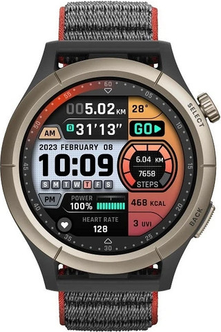 שעון חכם Amazfit דגם Cheetah Pro בצבע שחור