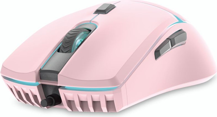 עכבר גיימינג חוטי מבית fantech vx7 בצבע ורוד