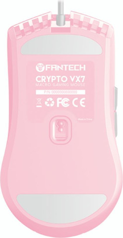 עכבר גיימינג חוטי מבית fantech vx7 בצבע ורוד