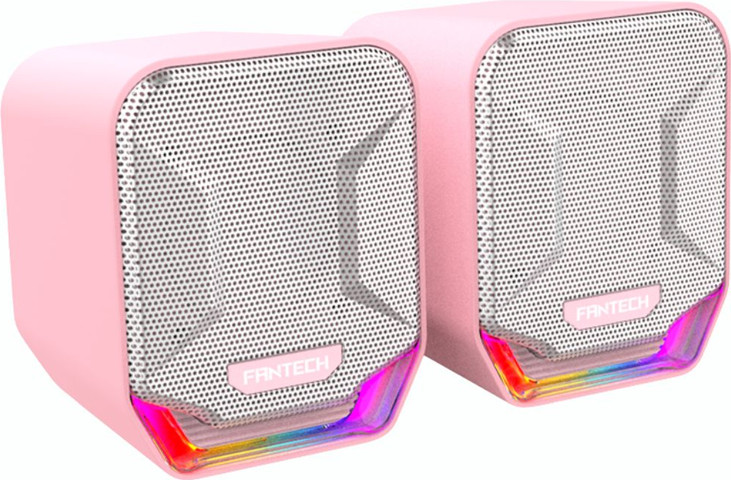 רמקול מבית fantech דגם GS202  בצבע ורוד עם תאורת RGB