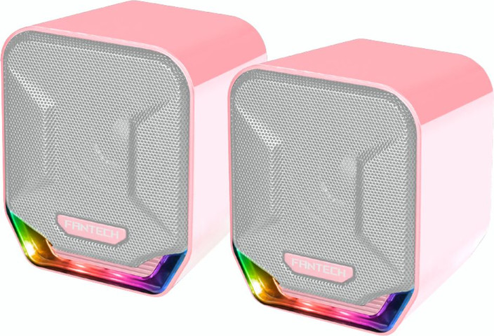רמקול מבית fantech דגם GS202  בצבע ורוד עם תאורת RGB