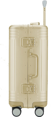מזוודה טרולי עליה למטוס אלומניום מבית VERAGE דגם Birmingham Gold