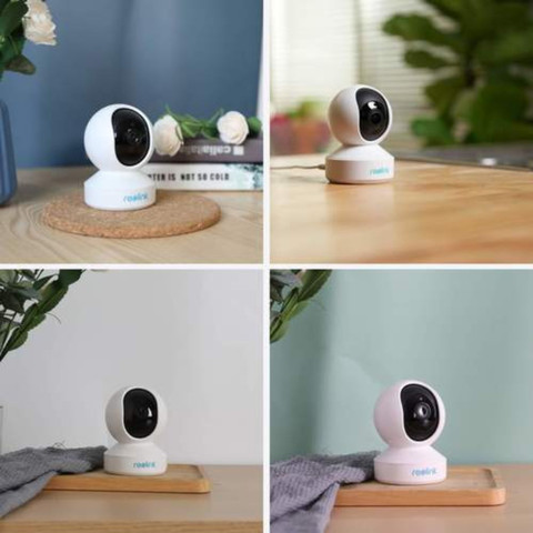 מצלמת אבטחה ביתית Reolink E1 V2 4MP WiFi לבן
