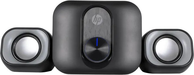 מערכת רמקולים שולחנית HP DHS-2111S 2.1 Multimedia Speakers - כולל סאבוופר עוצמתי - חיבור USB/3.5mm - צבע שחור