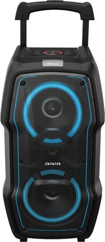 רמקול בידורית ניידת אלחוטית Aiwa SS-X100DSP 50W כוללת מיקרופון אלחוטי