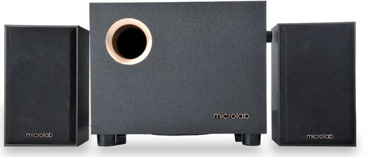 מערכת רמקולים 2.1 ועוצמת סאונד 10W Microlab M-105BT