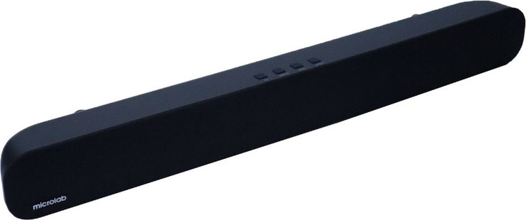 מקרן קול סטריאו אלחוטי Microlab Onebar04 40W עם תאורת LED שחור