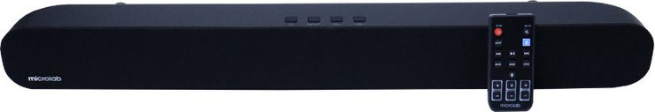 מקרן קול סטריאו אלחוטי Microlab Onebar04 40W עם תאורת LED שחור