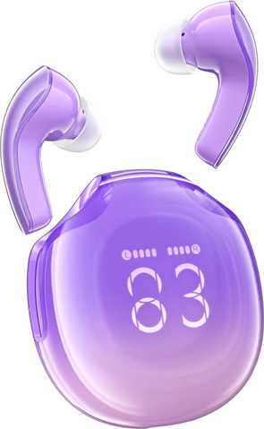 אוזניות TWS אלחוטיות AceFast אייספסט T9 סגול ענבים