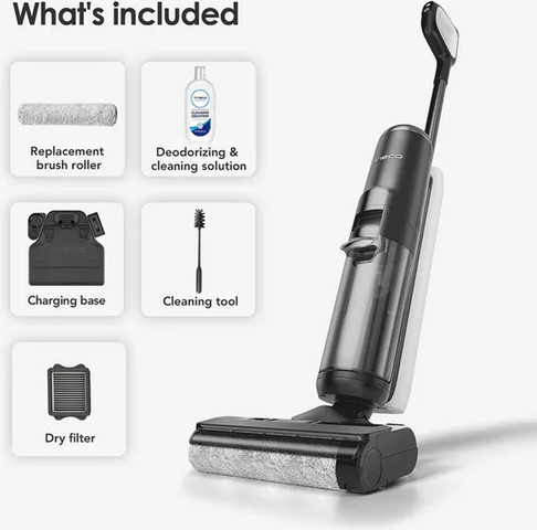 שוטף ושואב רצפות אלחוטי חכם Tineco טינקו FLOOR ONE S5 Smart Wet Dry
