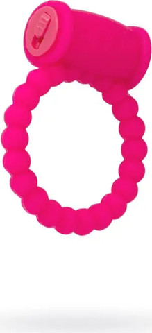 טבעת זוגית רוטטת  Ø3,5 cm COCK RING ,ורוד