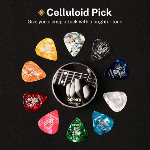 סט של 16 מפרטים איכותיים EC854 DN PICKS מבית DONNER