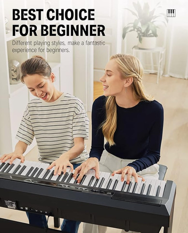 פסנתר חשמלי ללא סטנד EC3040 Donner DEP10 88 Keys