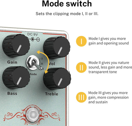 EC1329 פדאל אוברדרייב Dumbal Drive Overdrive מבית DONNER